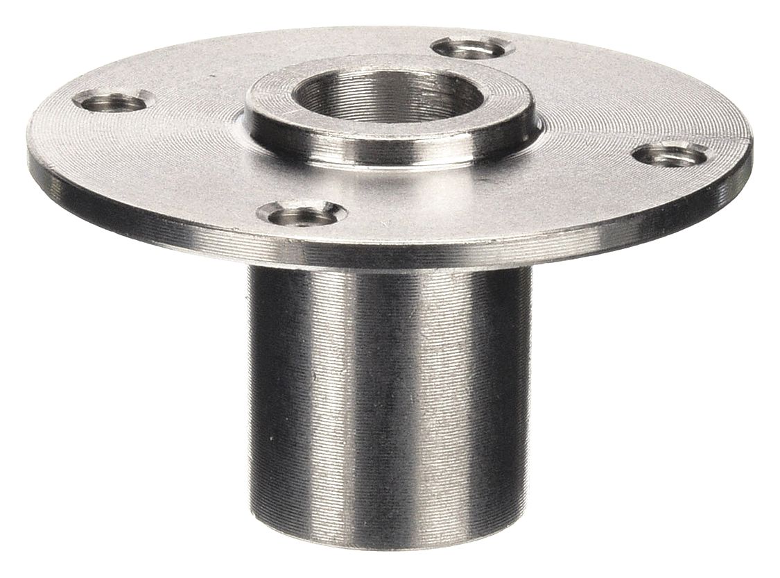 Quick Release Pin Receptacle, Round, 5/16" Pin Dia., 1/2" Grip Length