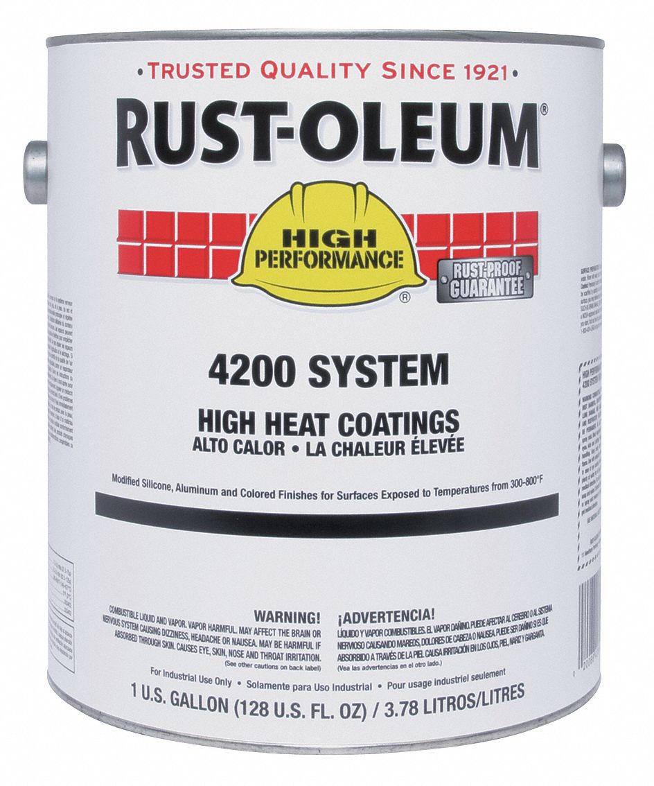 Heat Resistant Coating, Color Black Grainger