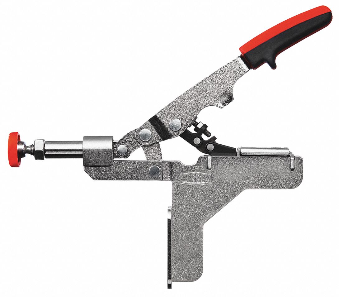 BESSEY AutoAdjust Toggle Clamp Inline, Vertical Closing, Angle Base
