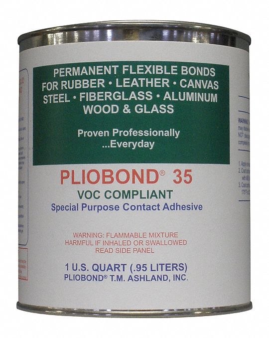 PLIOBOND Contact Cement, 1 qt, Can 40P235PC335LV Grainger