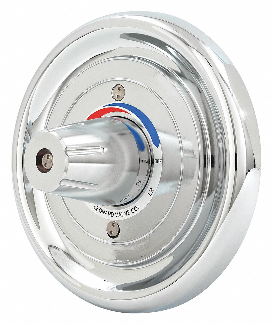 LEONARD VALVE Leonard, Tub and Shower Valve, Polished Chrome 40PR84