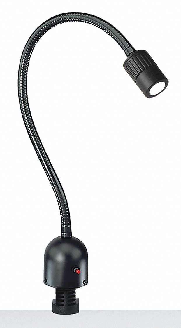 ELECTRIX Gooseneck Task Light, LED, 22 in Arm Length, 370 lm Lumens