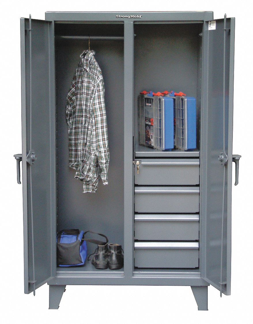 STRONG HOLD Industrial Storage Dark Gray, 66 in H X 36 in W X