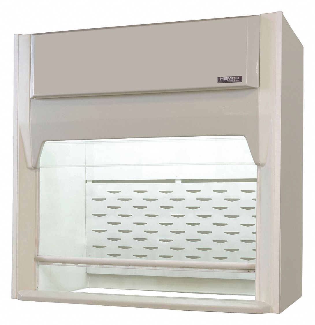HEMCO Fume Hood, Number of Speeds 0, Voltage 115, 60 Hz, Silver Beige