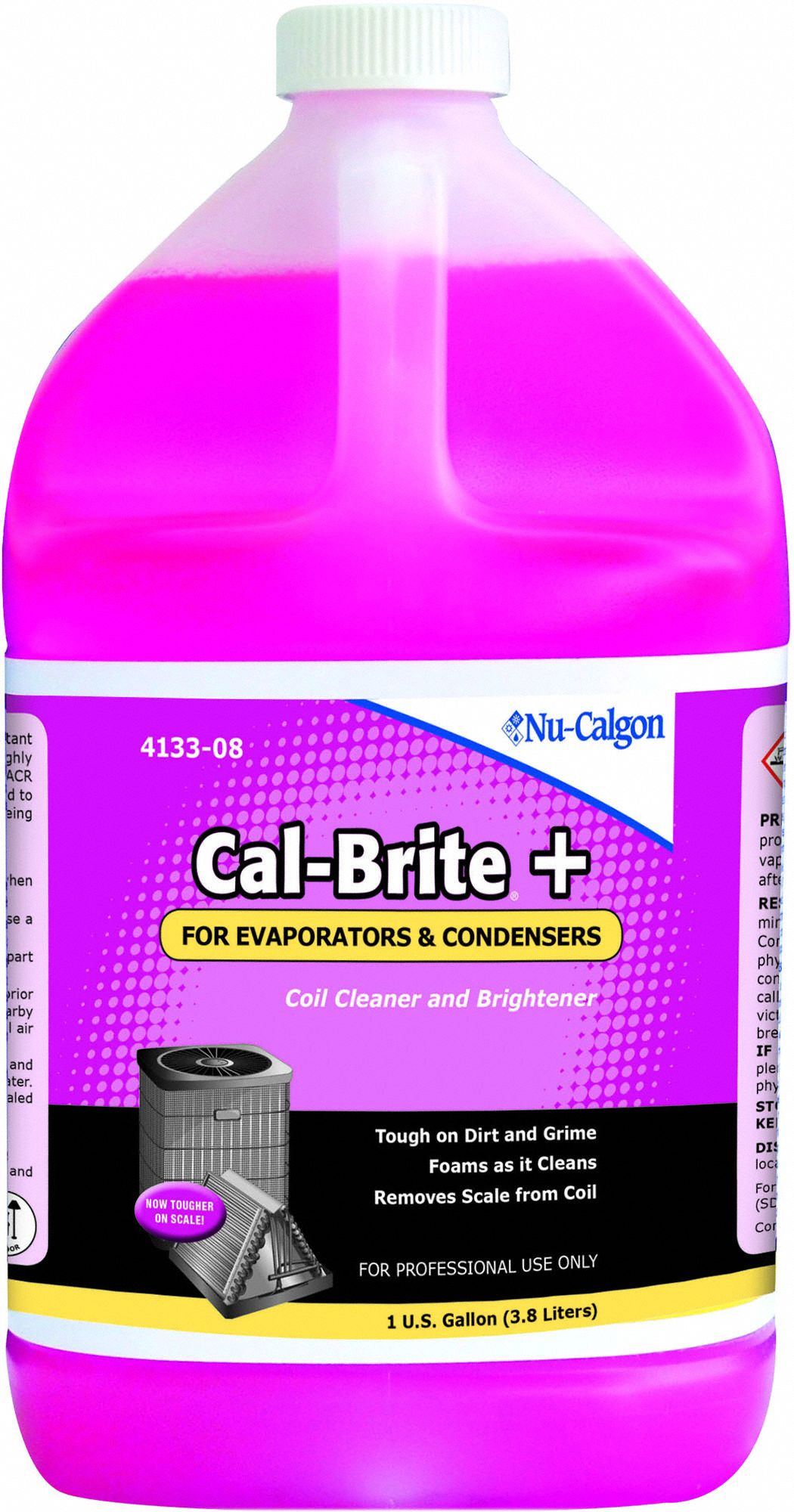 NUCALGON, Liquid, 1 gal Size, Condenser or Evaporator Cleaner 20LP90