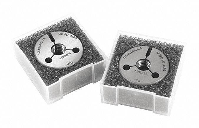 VERMONT GAGE Calibrador Roscas,Anillo Aj.,M6.01.00 Calibradores de