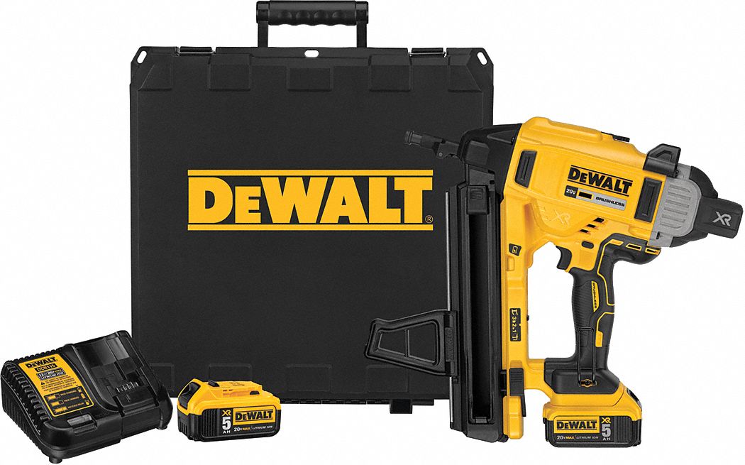 DEWALT Cordless, Nail Gun, 20V DC 413W25DCN890P2 Grainger