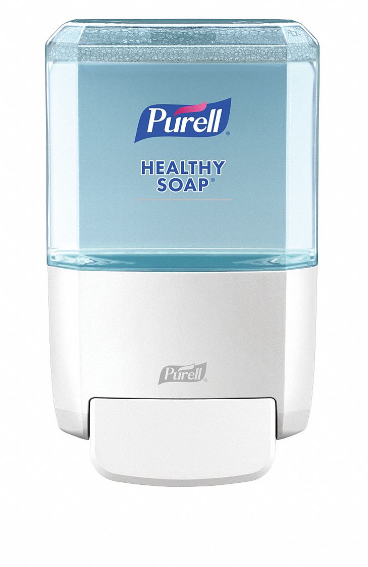 PURELL Soap Dispenser ES4, Liquid, 1,200 mL Refill Size, White, Plastic 414X28503001 Grainger