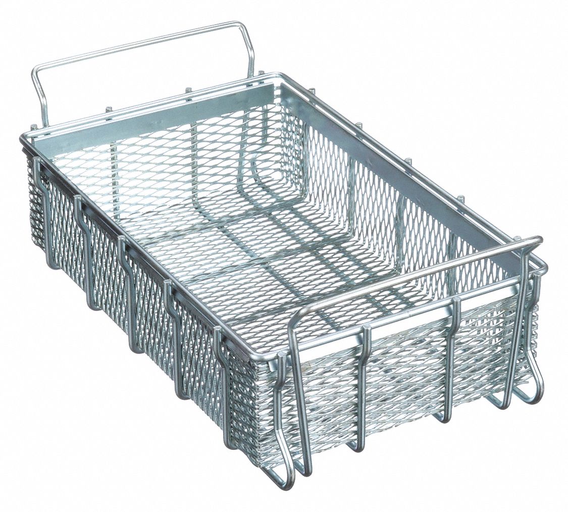 MARLIN STEEL WIRE PRODUCTS, Rectangular, Steel, Parts Washer Basket