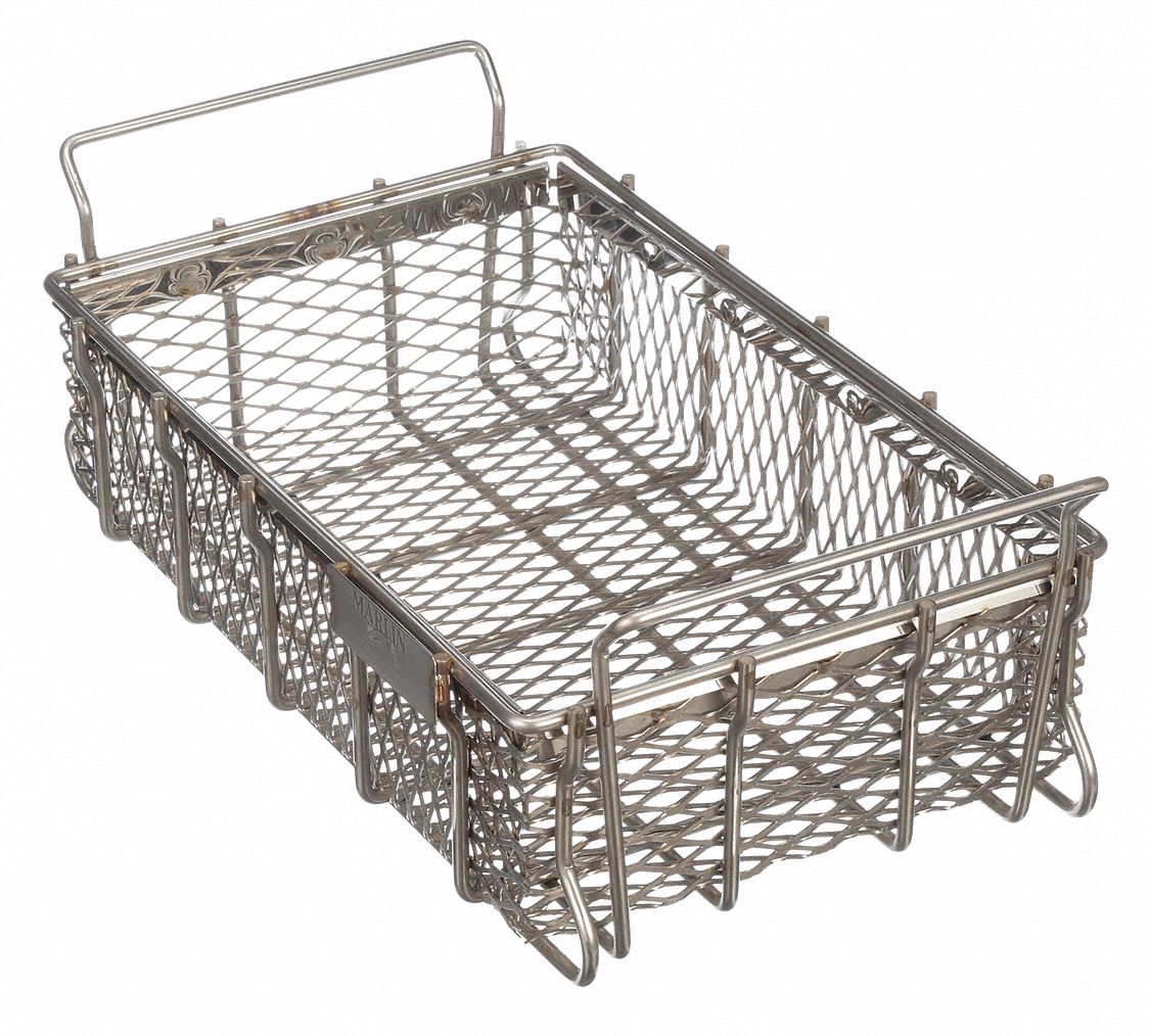 MARLIN STEEL WIRE PRODUCTS Parts Washing Basket, Rectangular, Basket