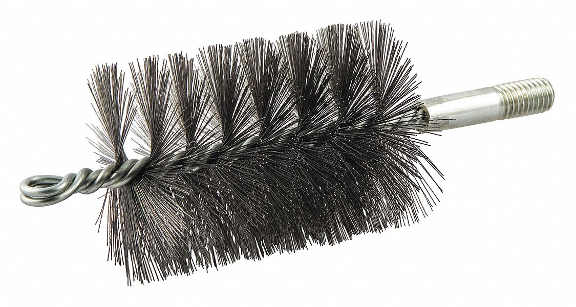 NORTON 2.75 in Power Spiral Brush, Single Shank, 1/2 in Brush, 7 5/16