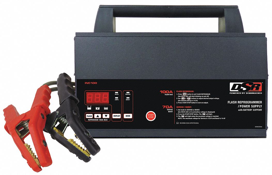 DSR PROSERIES, Boosting, Auto, Battery Charger 417Z02INC100A Grainger