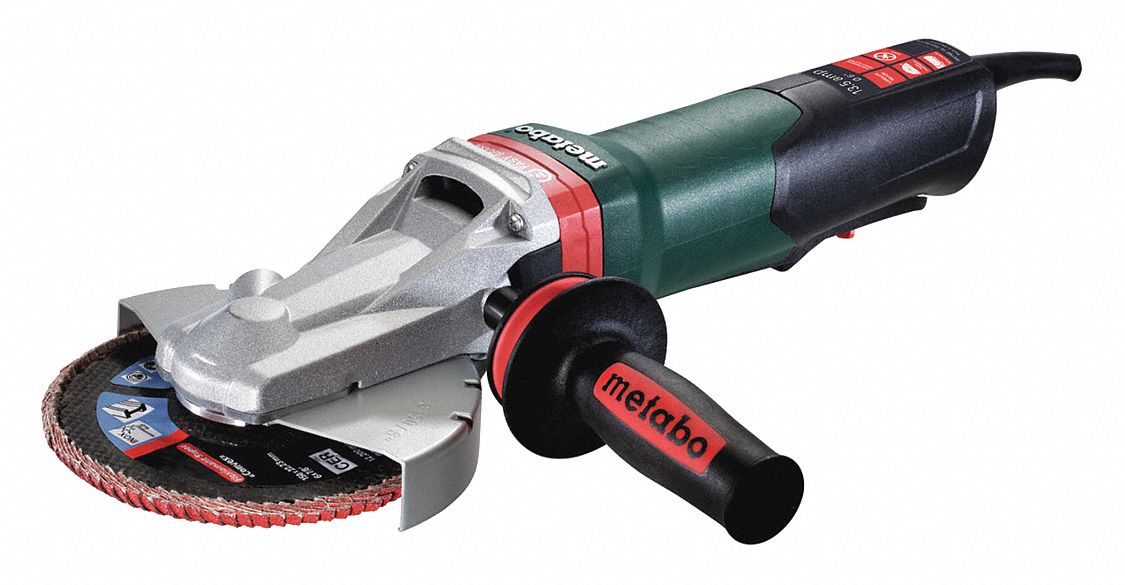 METABO, 14 A, 9,600 RPM Max. Speed, Angle Grinder 419J93WEPBF 15150