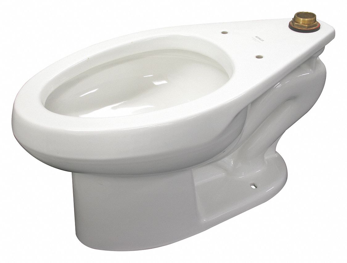KOHLER Elongated, Floor, Flush Valve, Toilet Bowl, 1.28, 1.6 Gallons