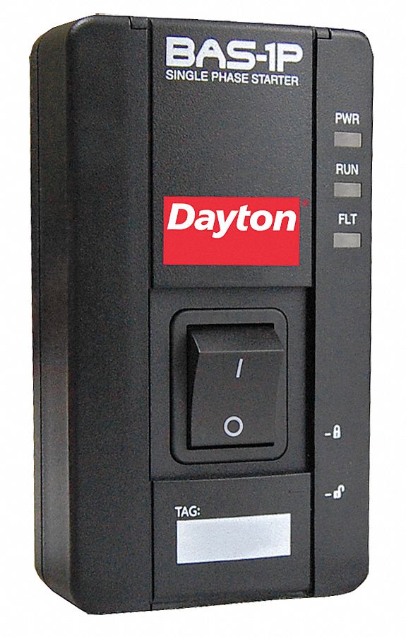 DAYTON NEMA Motor Starter, 110/240V AC Coil Volts, Overload