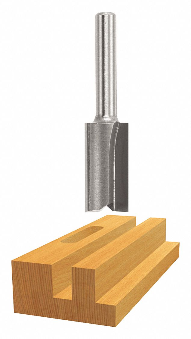 BOSCH Straight Cut Profile Router Bit Fractional Inch, Carbide Tipped