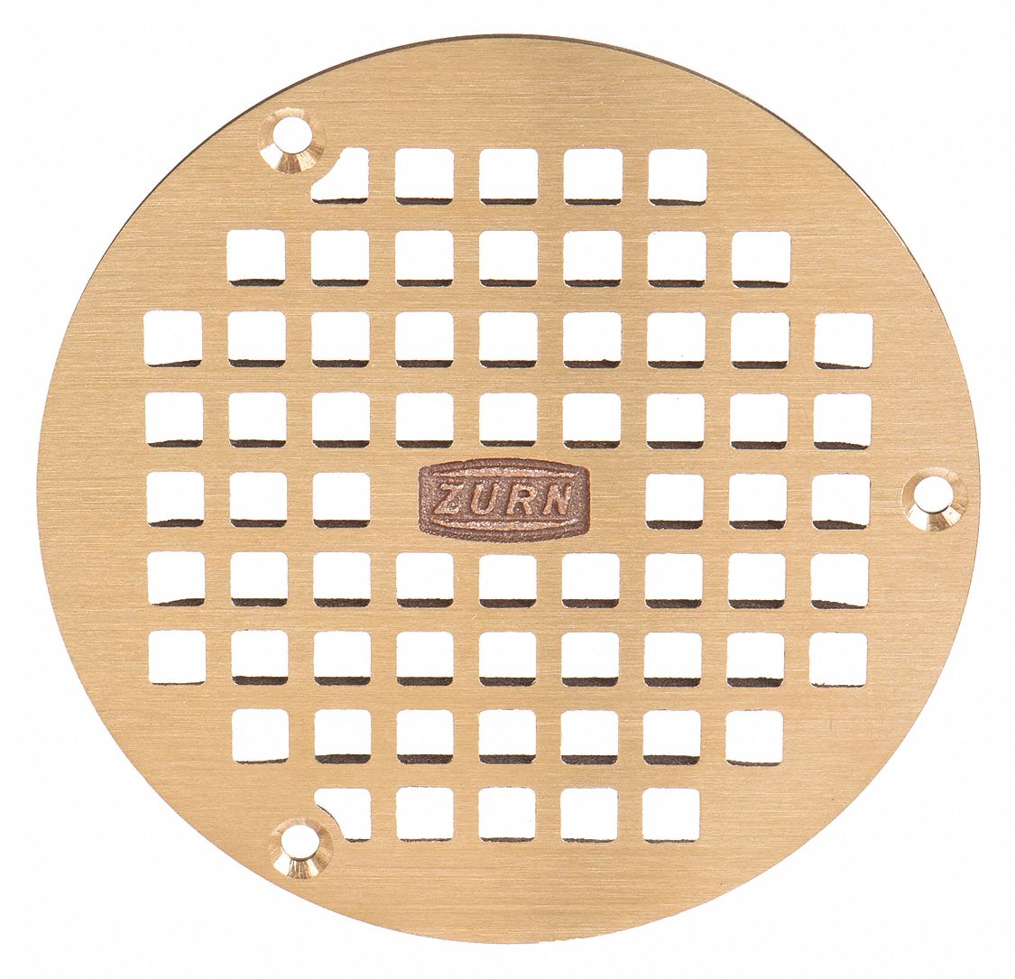 ZURN STRAINER 5 IN ROUND BRONZE Drain Strainers WWG41J516 41J516