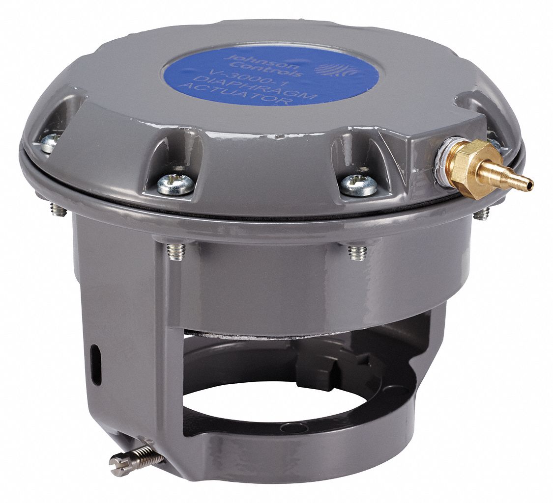 JOHNSON CONTROLS 3 to 13 psi, Pneumatic Valve Actuator, 5/16 in Stroke