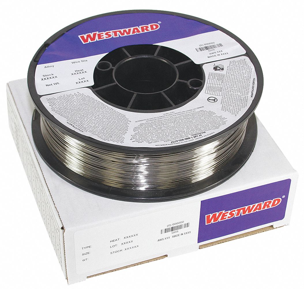WESTWARD 10 lb Stainless Steel Spool Mig Welding Wire with 0.035 in