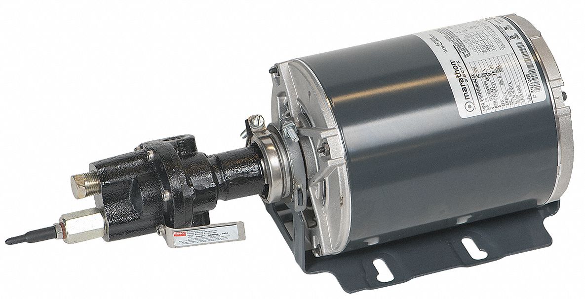 DAYTON Rotary Gear Pump, 100 psi, Cast Iron, 1/3 HP, 1 Phase 41TK24