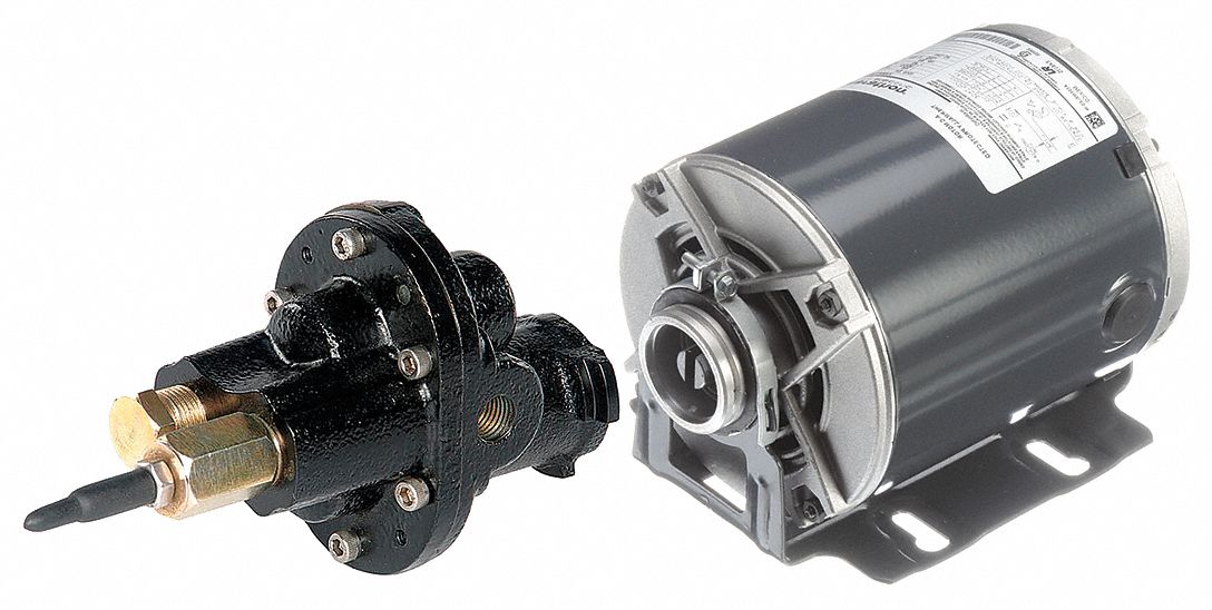 DAYTON Rotary Gear Pump, Pump Type Carbonator, 1/3 HP, Voltage 115/230