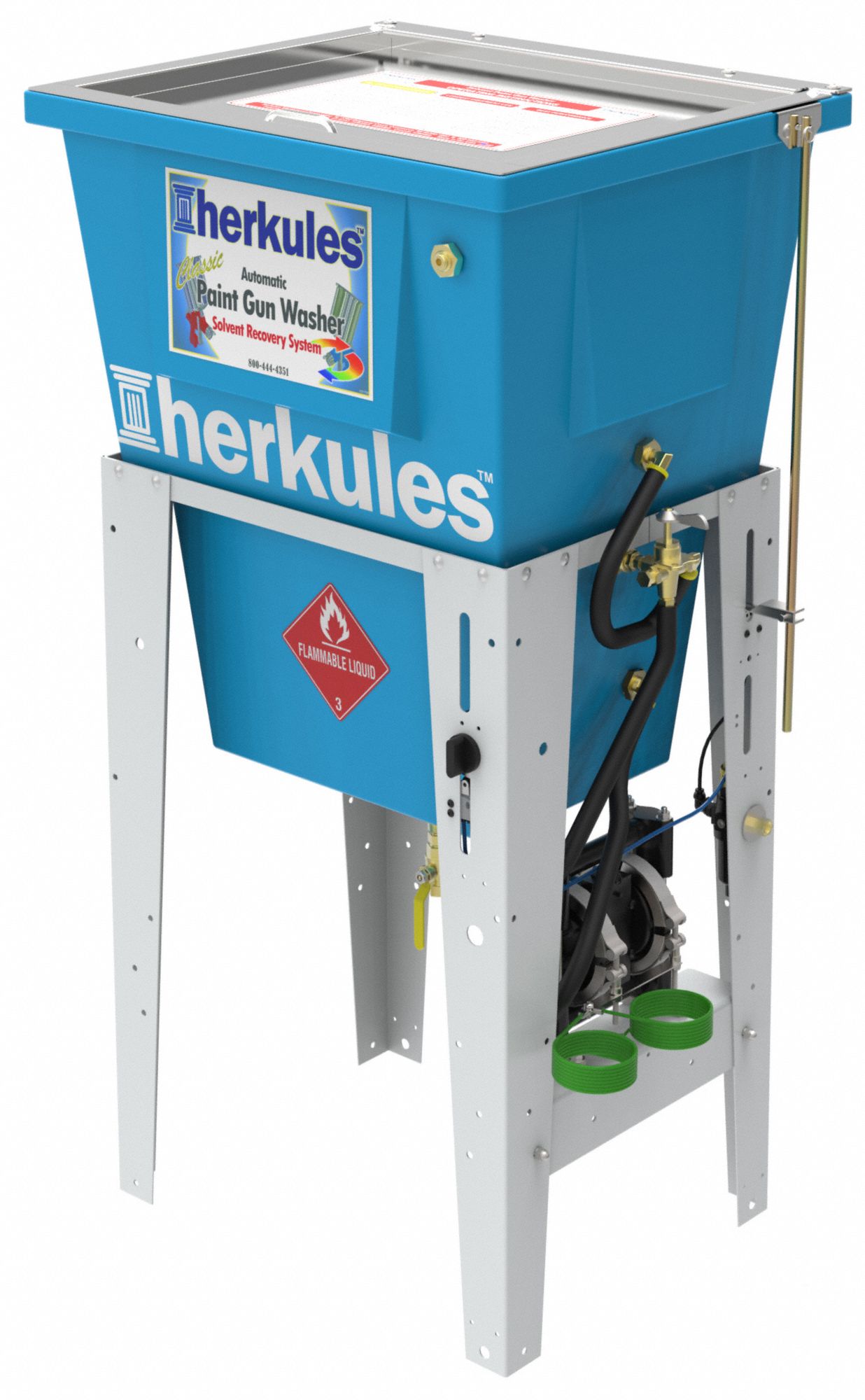 HERKULES Automatic Paint Gun Washer 5 gal Tank Capacity, 24 7/16 in