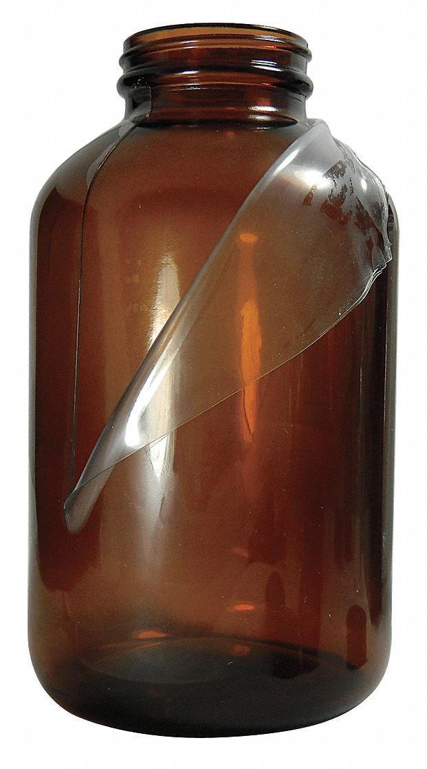 Safety Coated Glass, 2.5 L Capacity mL, Safety Coated Packer Bottle