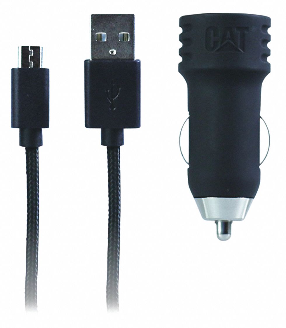 CAT USB Car Charger, For Use With USB Powered Devices, Number of Output