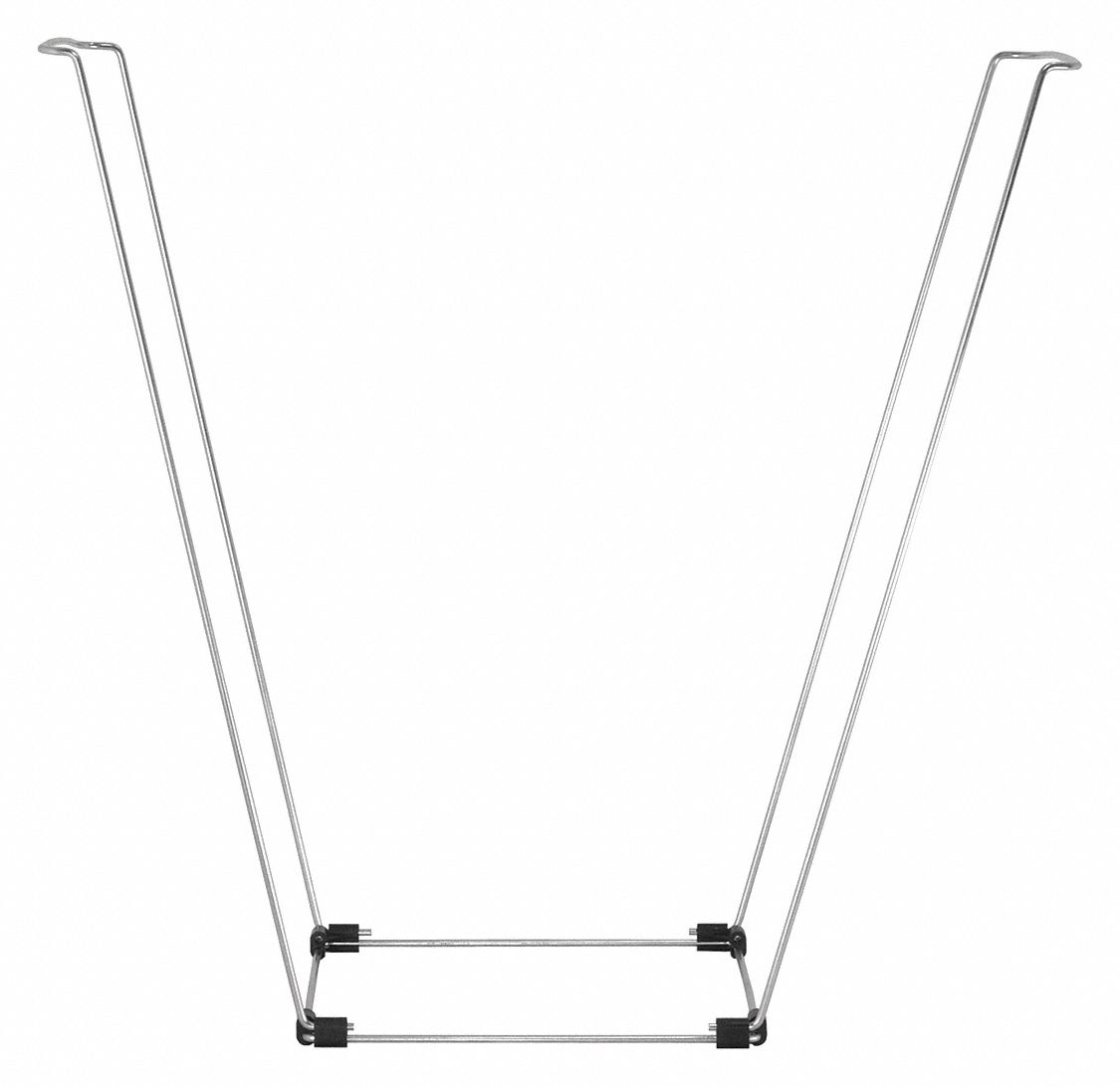 BAG BUDDY Bag Holder, 14 in Width, 30 in Height, 16 in Length, For Use