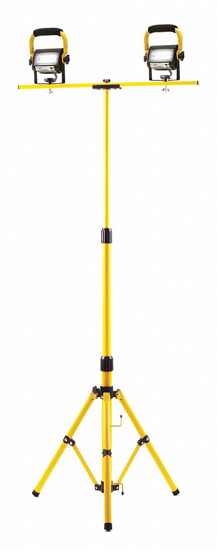 Temporary Job Site Light,2880 lm,Bk/Yl 411315 786625000075 eBay