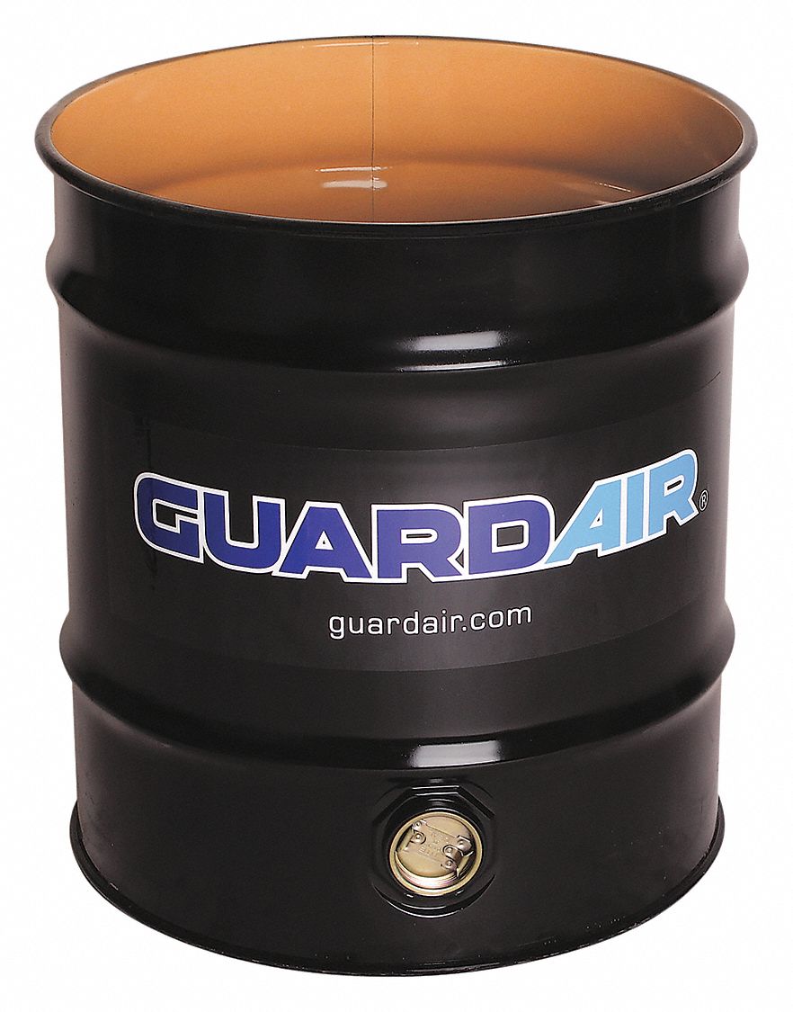 GUARDAIR 20 gal Black Steel Open Head Vacuum Drum 422V60N200 Grainger
