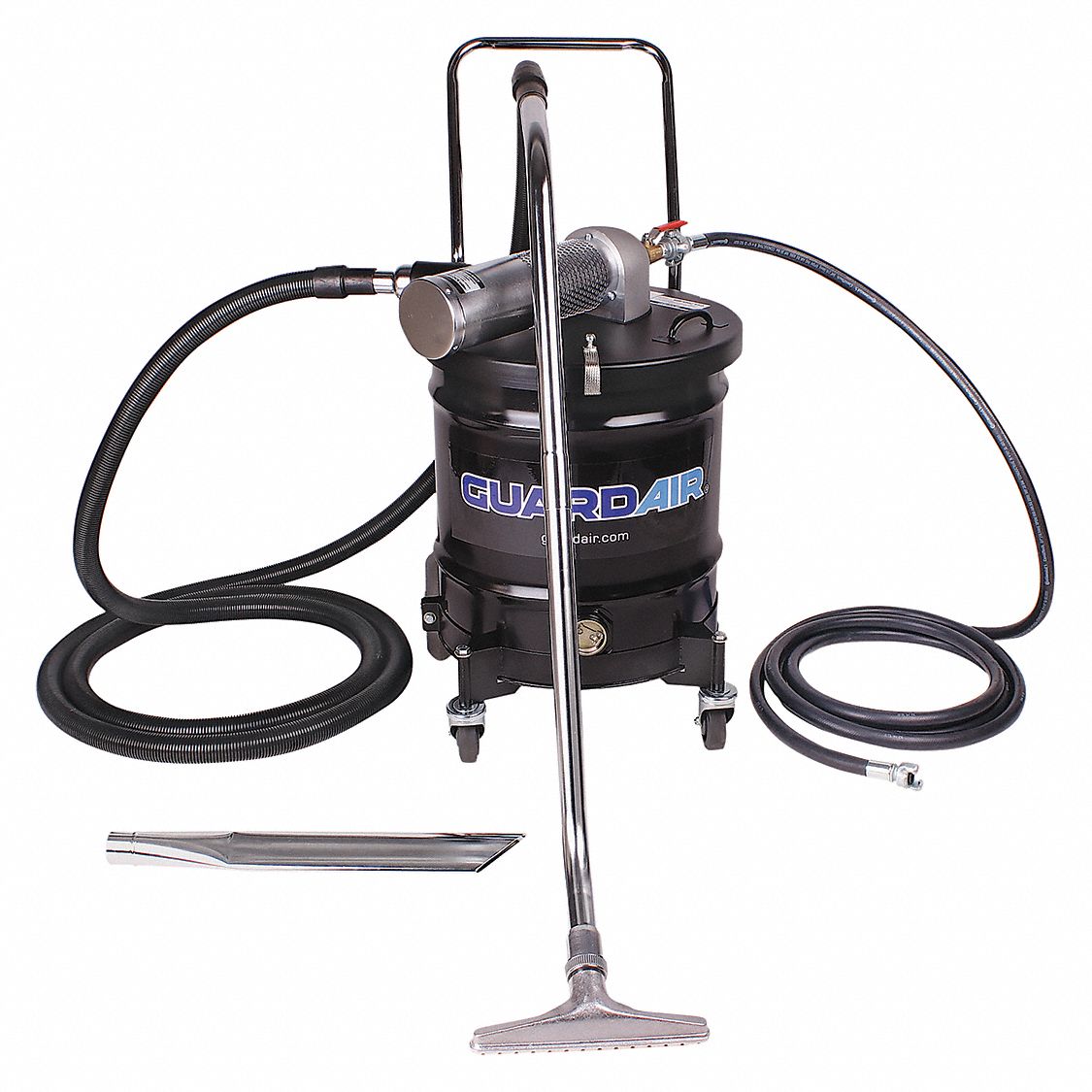 GUARDAIR Pneumatic, StaticConductive Drum Vacuum, 20 gal Tank Size