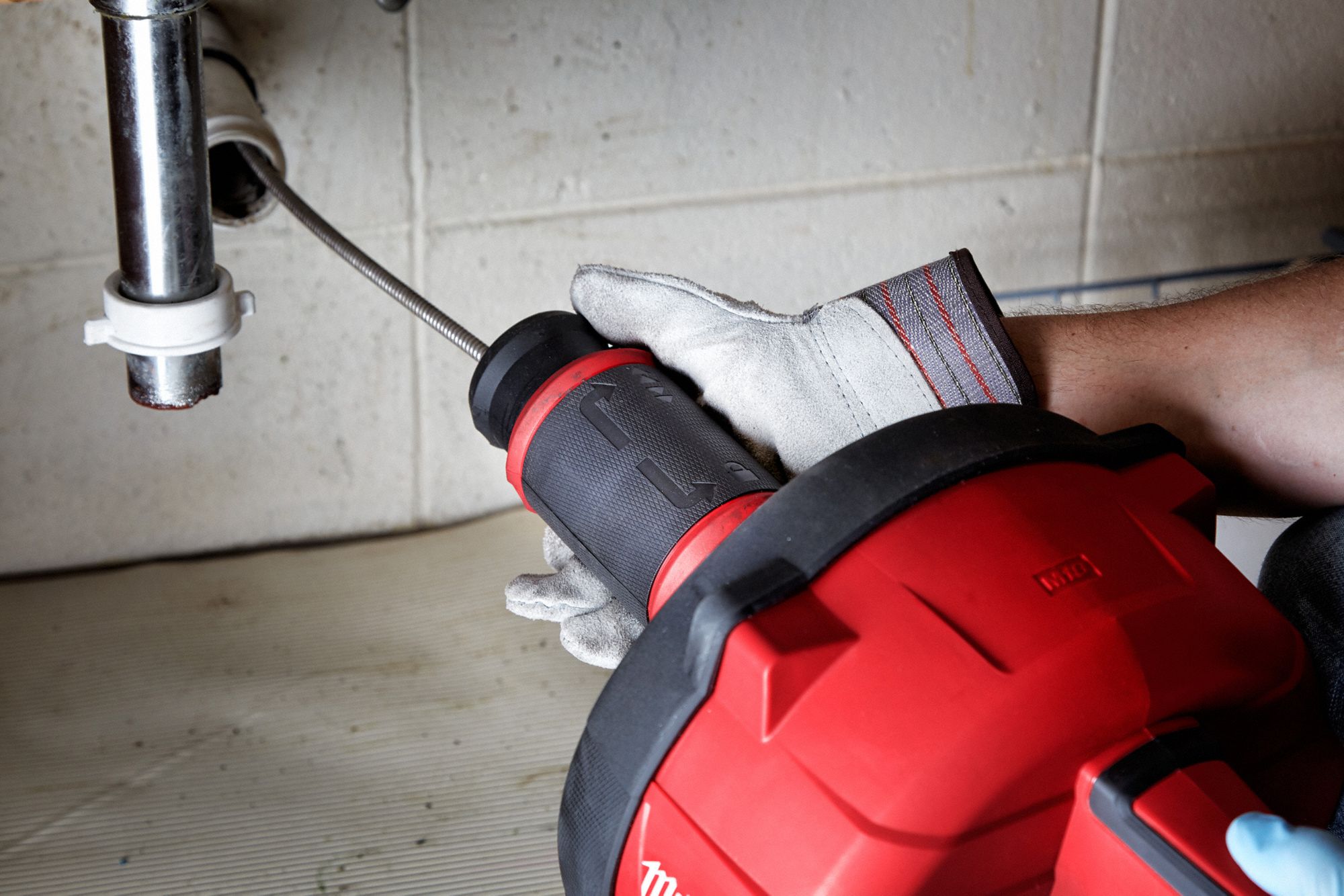 MILWAUKEE Drain Gun Kit 50 ft Max. Run, 18.0 V, Cordless 422W072772B21XC Grainger