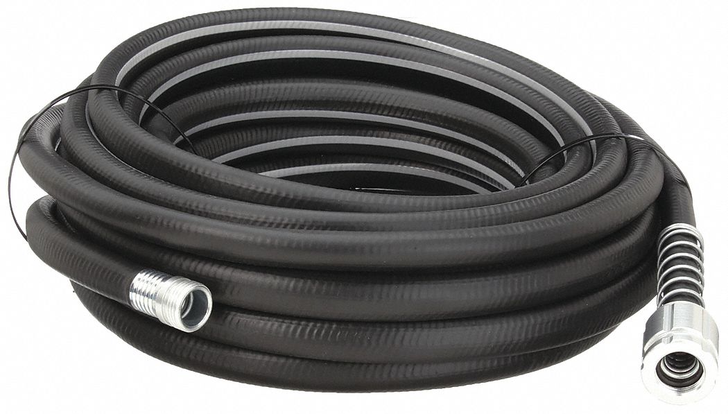 TOUGH GUY PREMIUM WATER HOSE,COLD,PVC,50 FT.,BLACK Garden Hoses WWG423H80 423H80