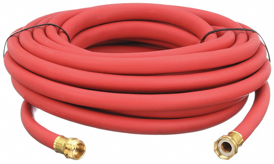 TOUGH GUY HOT WATER HOSE,HOT/COLD,RUBBER,50 FT. Garden Hoses