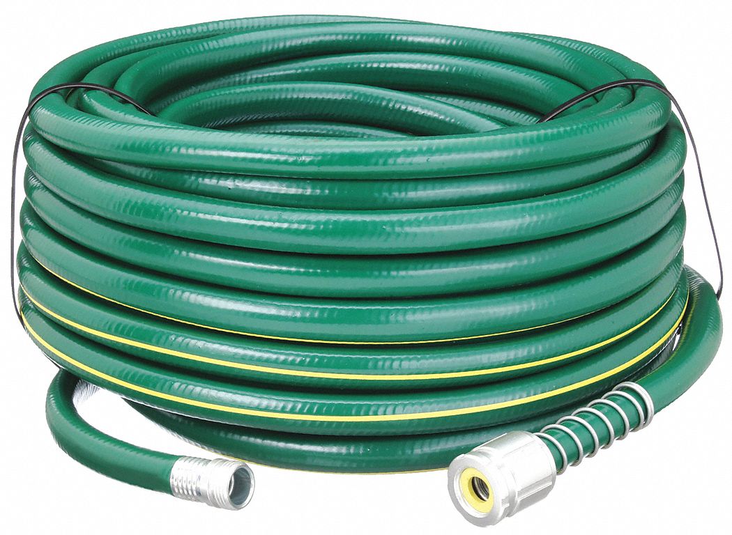 TOUGH GUY HEAVY DUTY WATER HOSE,COLD,PVC,100 FT. Garden Hoses