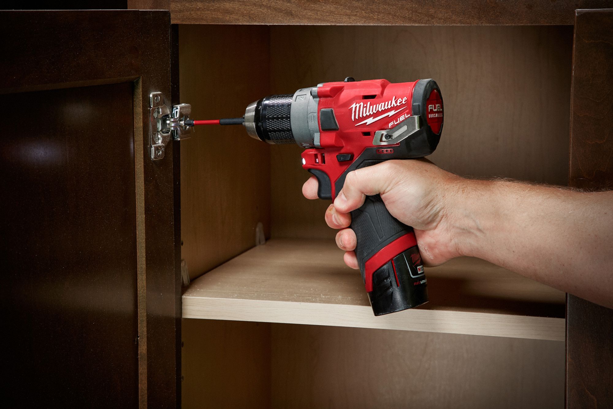 MILWAUKEE Cordless Hammer Drill 12V DC, Compact Premium, 1/2 in Chuck