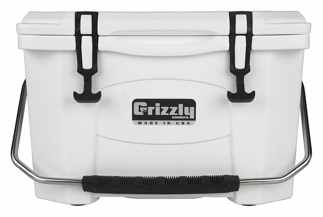 GRIZZLY COOLERS, 20 qt Cooler Capacity, 20 in Exterior Lg, Marine Chest
