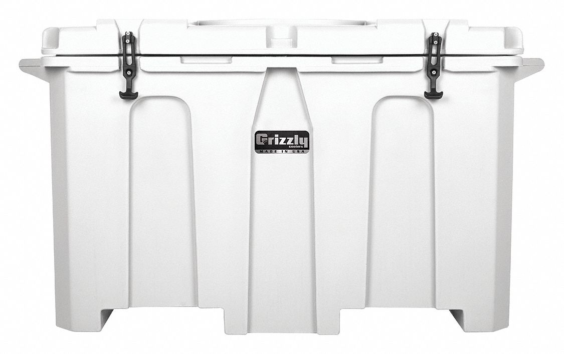 GRIZZLY COOLERS Plastic, 400.0 qt, Marine Chest Cooler, Up to 7 days