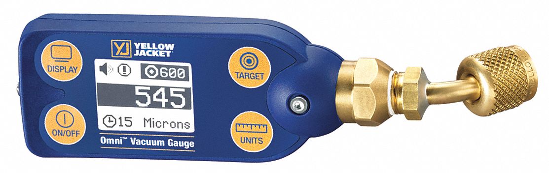 YELLOW JACKET 69020 Vacuum Gauge,Digital,1/4" Female 686800690209 eBay