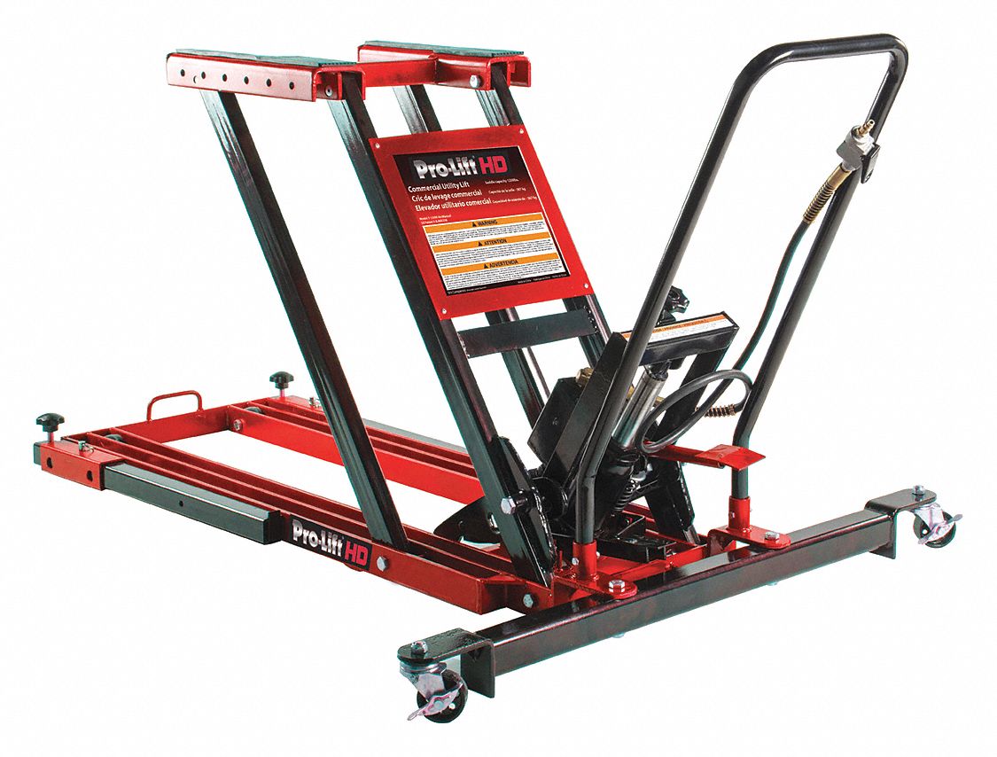 PROLIFT Motorcycle Jack, 1250 lb. Lift Range 426C16T1250 Grainger