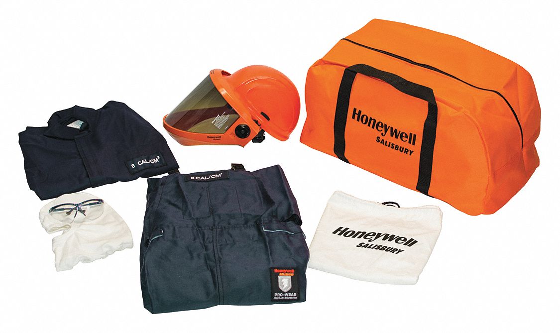 SALISBURY, L, 8 cal/sq cm ATPV, Arc Flash Clothing Kit 426M75SK8L