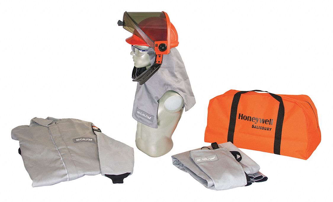 SALISBURY, XL, 40 cal/sq cm ATPV, Arc Flash Clothing Kit 426N39