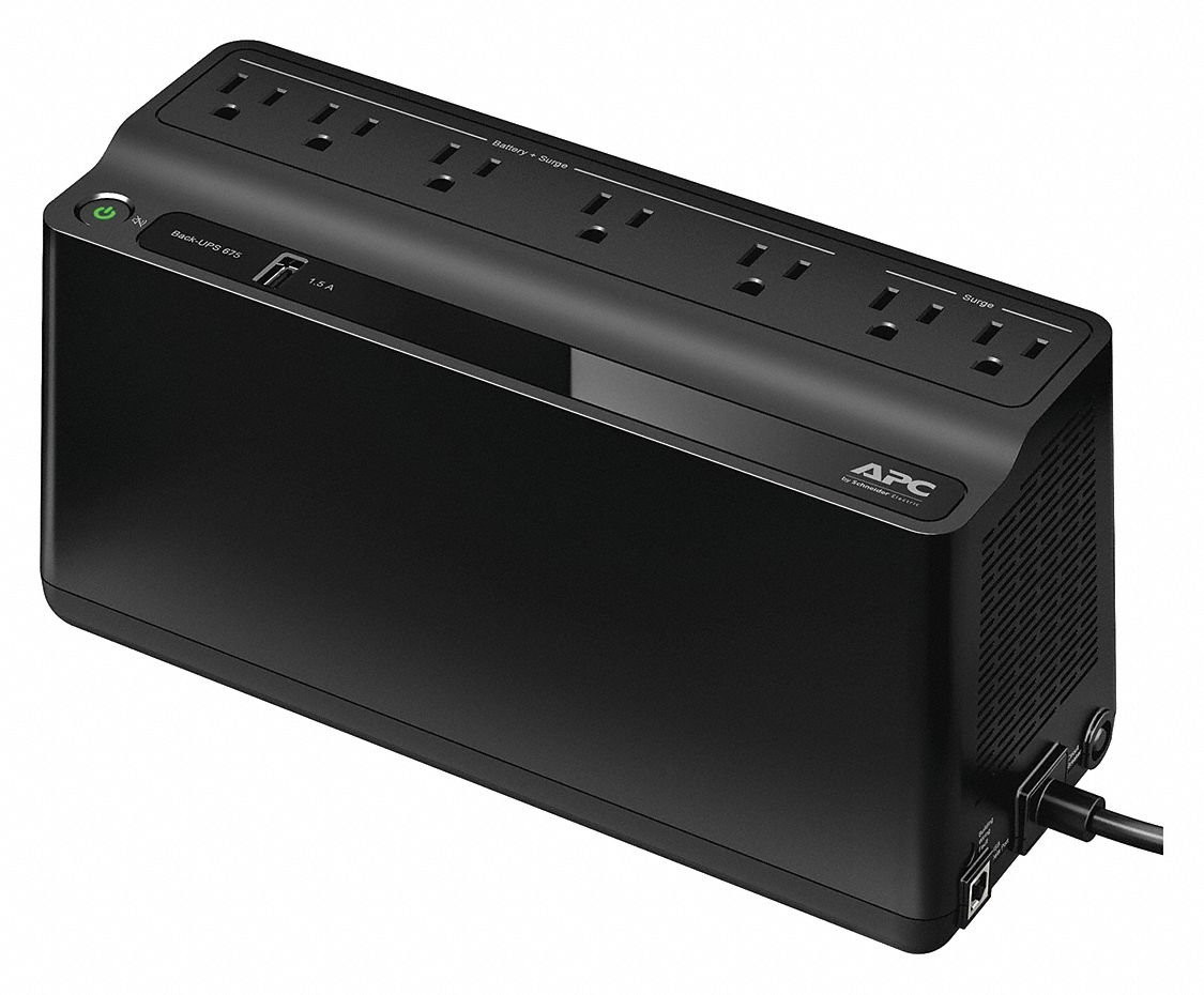 APC BY SCHNEIDER ELECTRIC, Standby, 600 VA Power Rating, UPS System