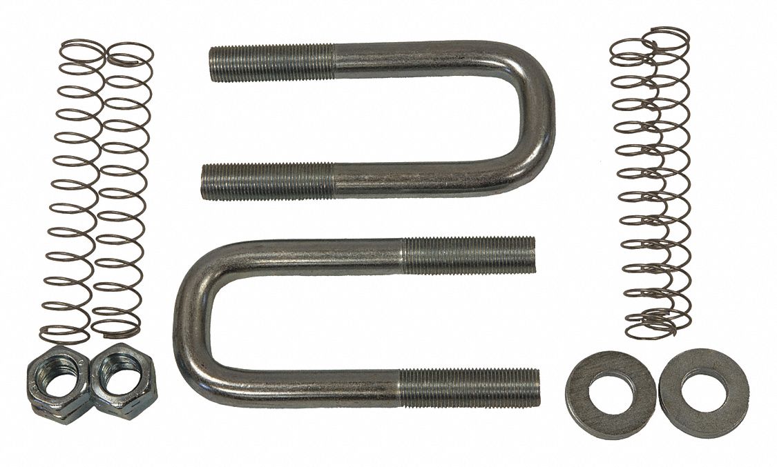 BUYERS PRODUCTS Chain UBolt Kit, 1 ft. L, 15/16" W 426U54BRB03