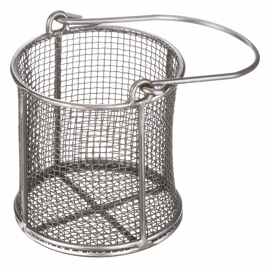 MARLIN STEEL WIRE PRODUCTS Basket, Steel, 65/8 Height (In.), Natural 429G71000036823081