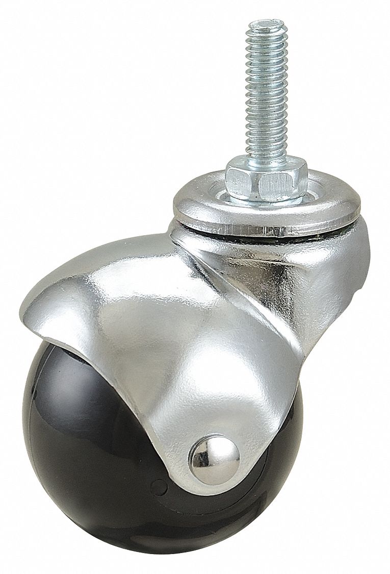 GRAINGER APPROVED Threaded Stem Caster for Furniture & Office Equipment