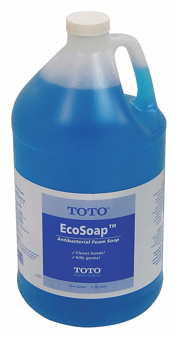 TOTO Unscented, Foam, Liquid, Hand Soap, 1 gal, Pump Bottle, Universal
