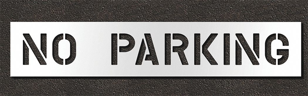 Pavement Stencil,No Parking STL10870832 843300100403 eBay