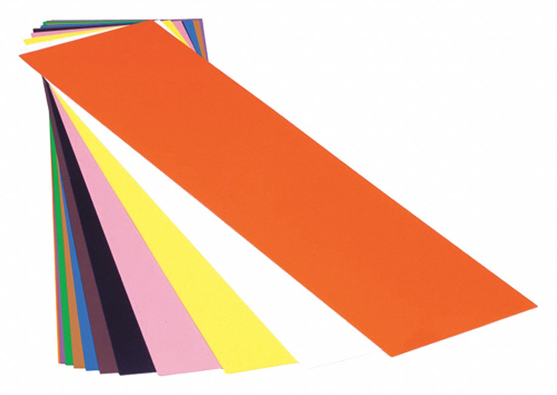 PRECISION BRAND Polyester Shim Stock Sheet, Grade, 0.001 in Thickness